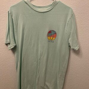 Vans Light Green Palm Tree Tee
